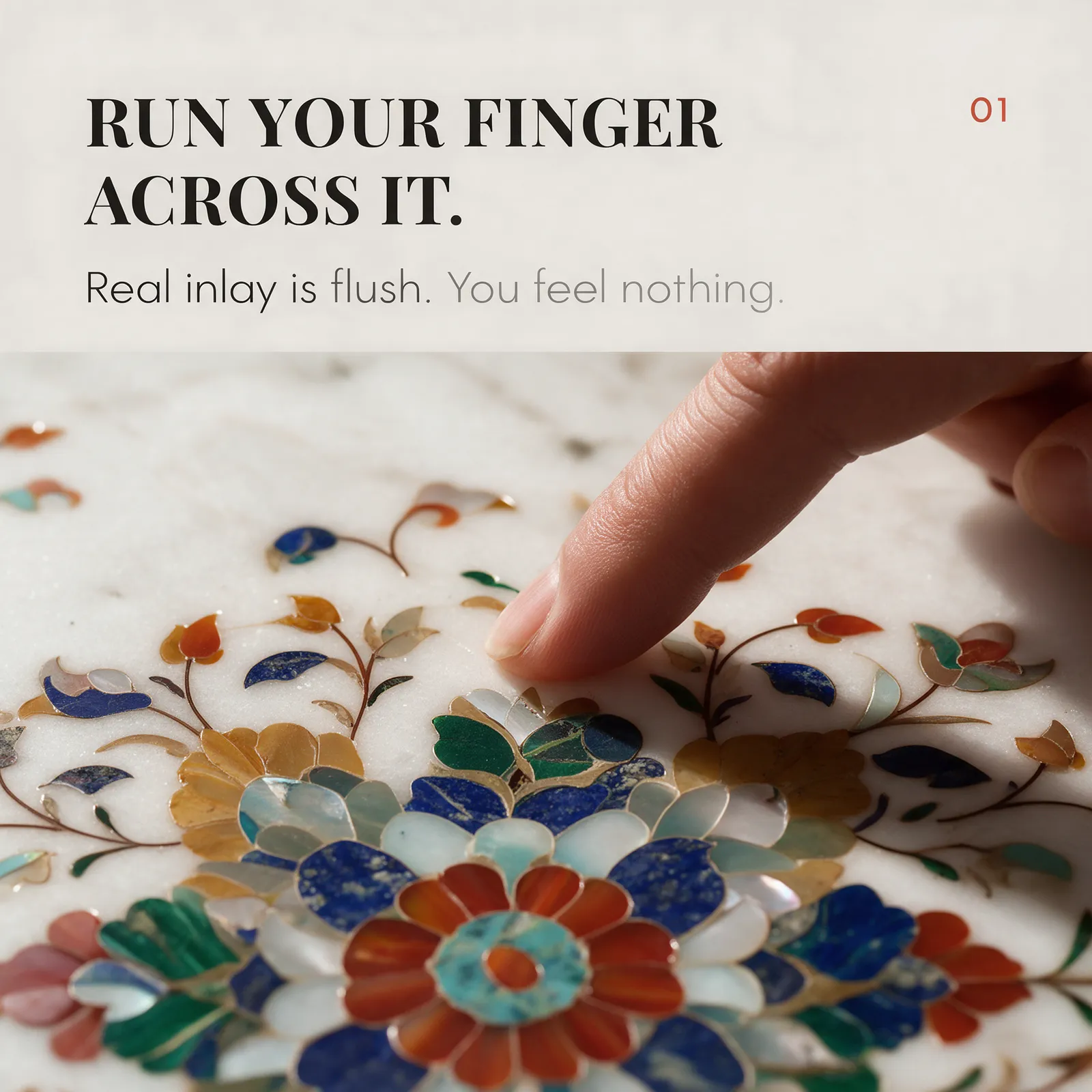 Parchin static: run your finger across it