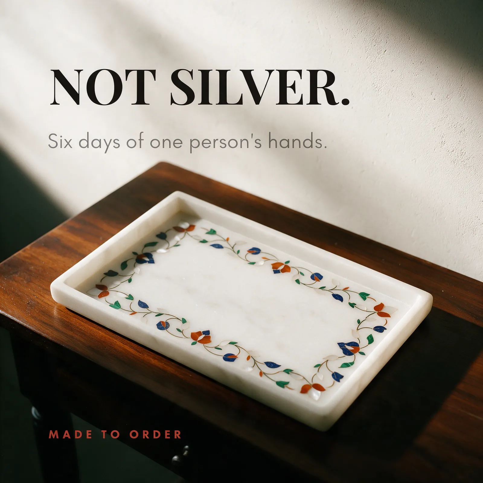Parchin static: not silver, wedding gifting