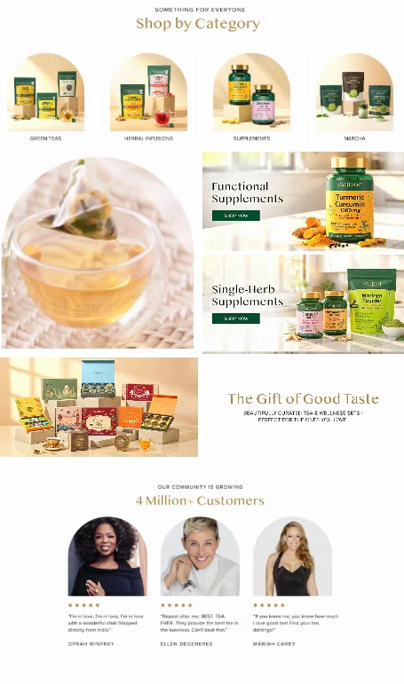 Brand store gifting section